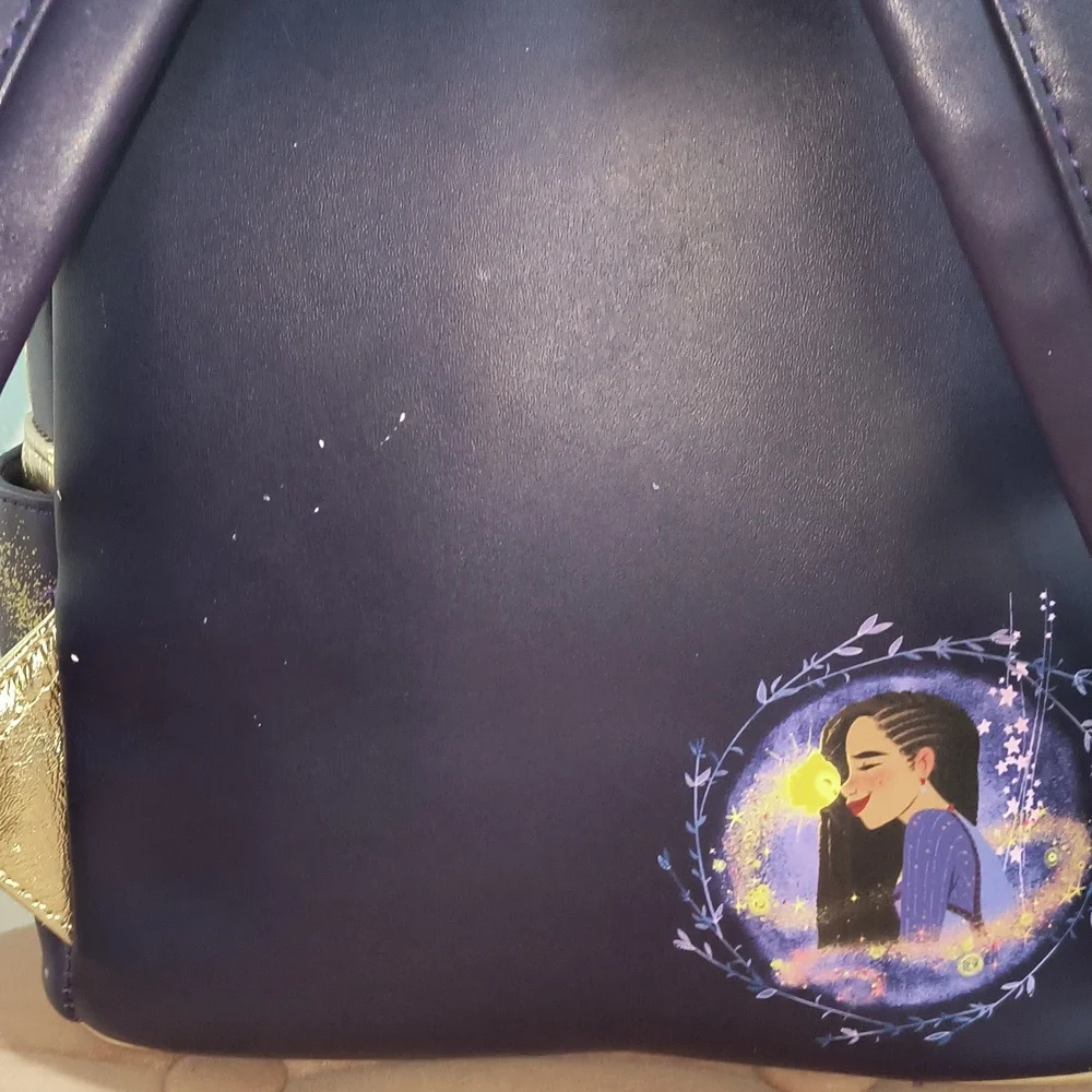 Disney Parks Disney 100 Wish Asha Loungefly Mini Backpack - Picture 6 of 11